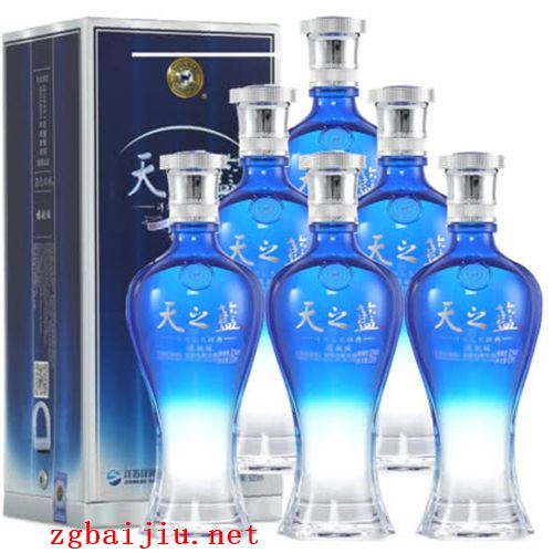 52度洋河蓝色经典天之蓝旗舰版520ml6瓶整箱一般是多钱