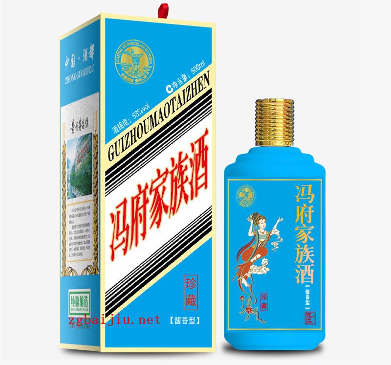 冯氏家宴酒冯氏家族宗亲酒茅台镇53度酱香型500ml