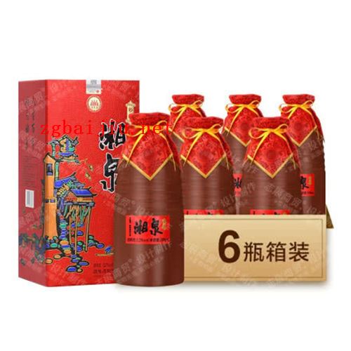 52度乡恋湘泉酒6瓶整箱便宜吗