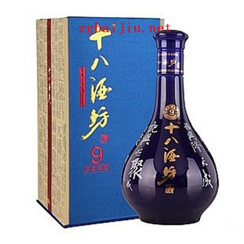 52度十八酒坊9年老白干香型白酒480ml价格是多少钱