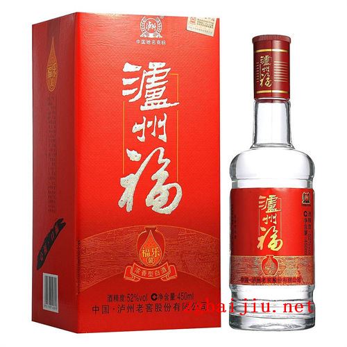 52度泸州老窖泸州福福乐装浓香型白酒450ml价钱怎么样