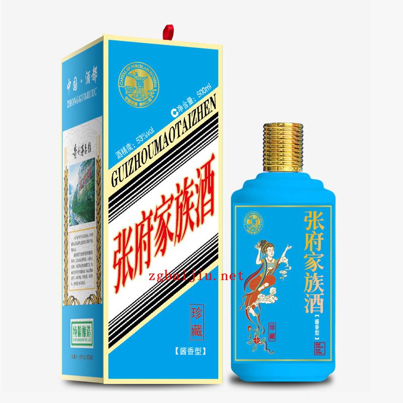 张氏家宴酒53度酱香酒,世代相传的独特风味和文化底蕴