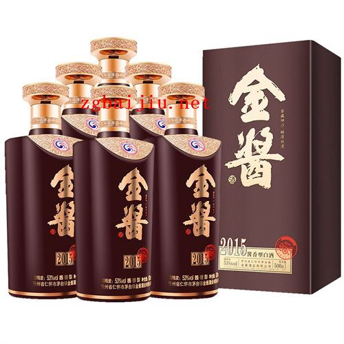 53度金酱酒2015酱香酒6瓶整箱通常市场价格