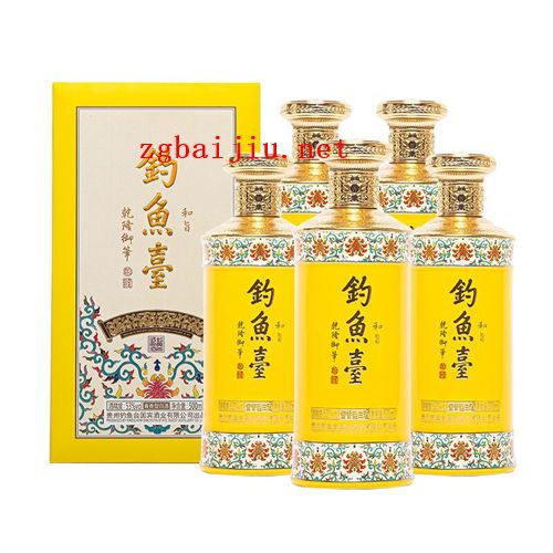 53度钓鱼台和旨酒6瓶整箱价格表