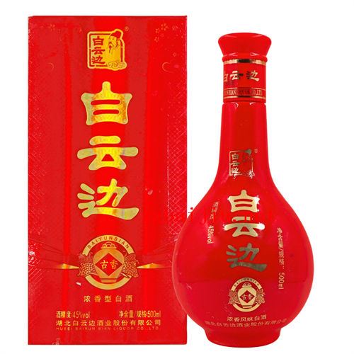 45度白云边古香酒价格范围,45度白云边古香酒价格查询