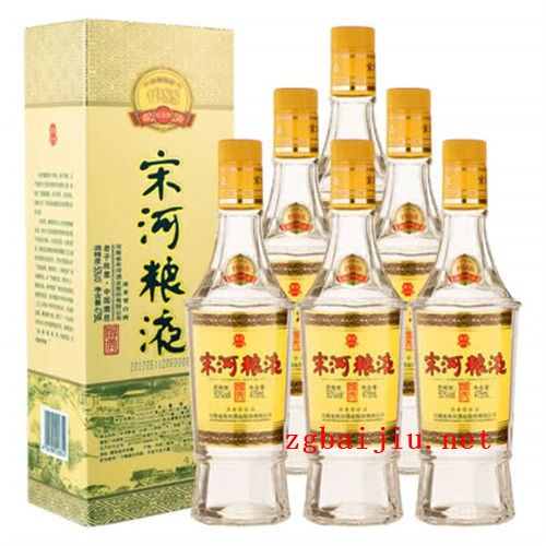 50度宋河粮液1988纪念酒2017年老酒6瓶整箱大致市场价