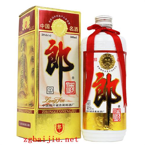 28度1998年郎酒酱香型白酒500ml大约价格参考