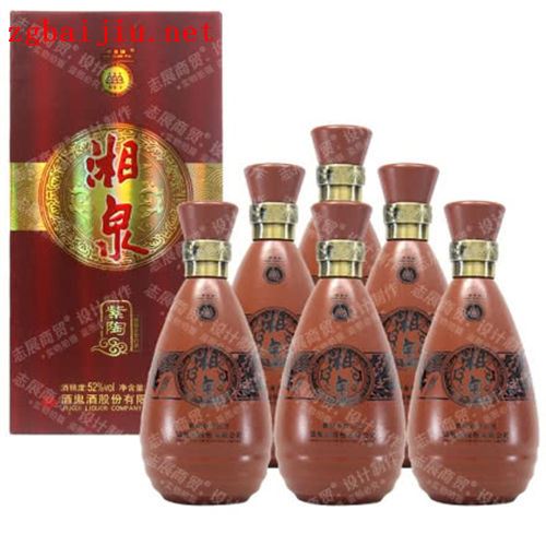 52度湘泉紫陶酒6瓶整箱一般是多少钱