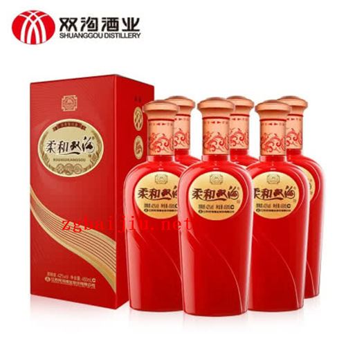 42度柔和双沟红精品系列450ml6瓶整箱酒大概多少钱