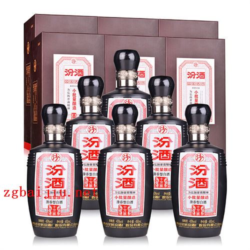 45度汾酒小批量酿造十万票450ml6瓶整箱通常市场价
