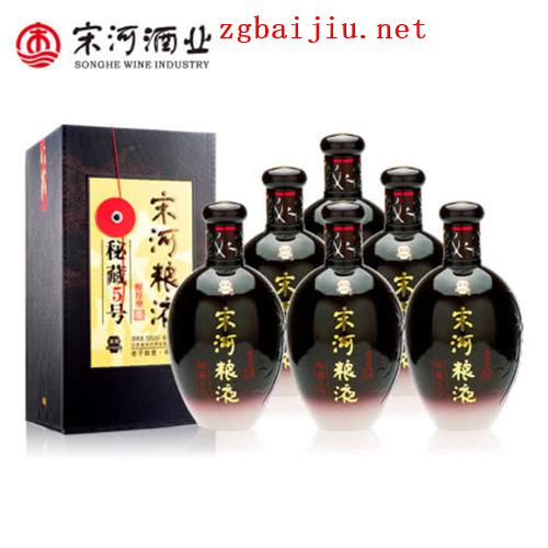 50度宋河粮液秘藏5号480ml6瓶整箱价钱是多少