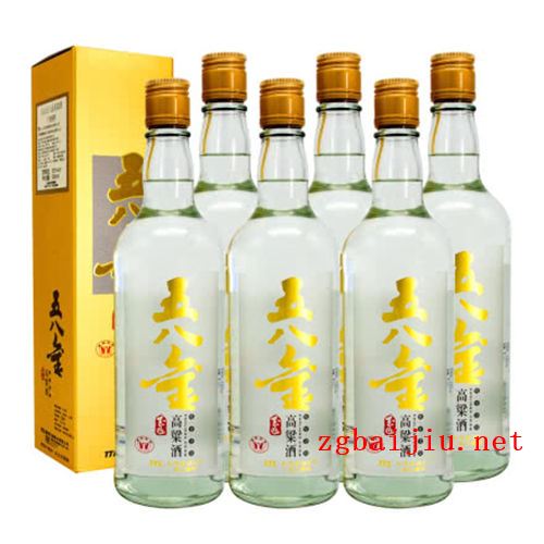 58度玉山高粱酒五八600ml6瓶整箱大致市场价格