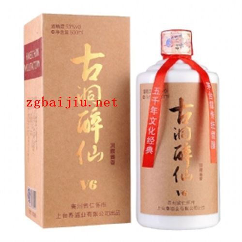 53度古洞醉仙V6酱香型白酒市场价格