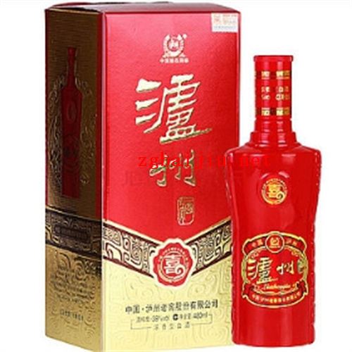 38度泸州老窖喜酒浓香型白酒480ml大概价格参考