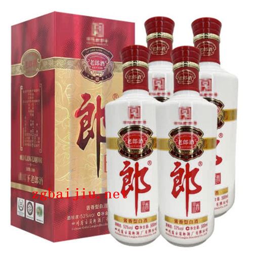 53度老郎酒2015年老酒4瓶整箱价格怎样