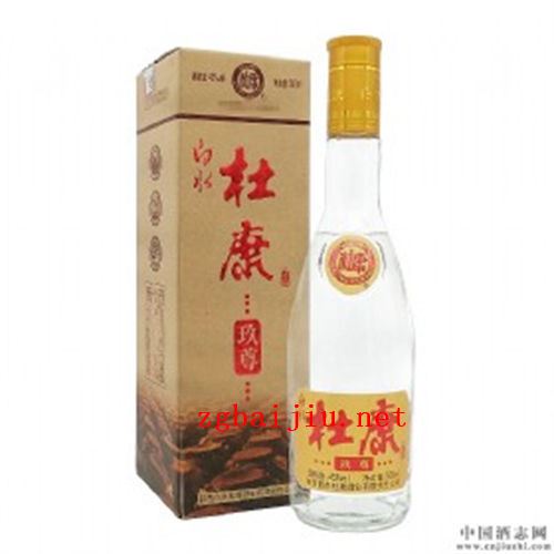 45度白水杜康玖尊浓香型白酒450ml一般市场价格
